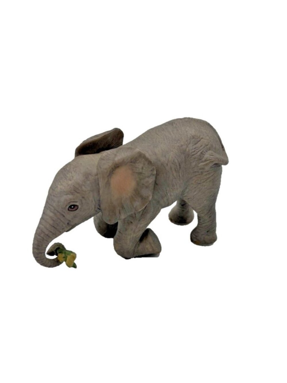 Vintage Lenox Smithsonian African Baby Elephant Kneeling Figurine 1993 Porcelain